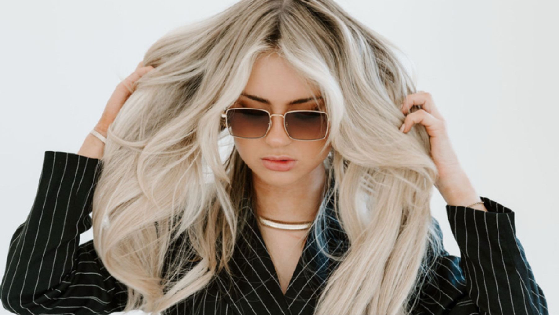 Blonde waves by Ava Nicole Hair Studio